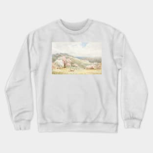 Spring by Joseph Rubens Powell 1835–1871 Crewneck Sweatshirt